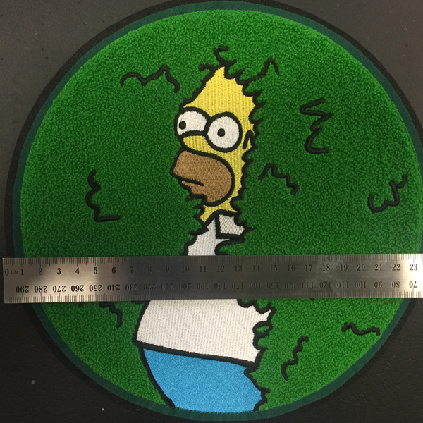 MEGA DISAPPEARING HOMER CHENILLE PATCH